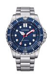  Shop Authentic Citizen Promaster Mechanical Blue Dial Silver Steel Strap Watch For Men - NJ0121-89L - Luxxuri