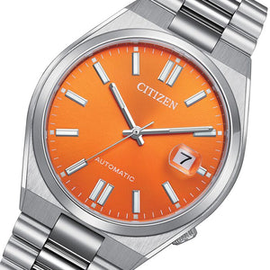  Shop Authentic Citizen Tsuyosa Automatic Orange Dial Silver Steel Strap Watch For Men - NJ0151-88Z - Luxxuri