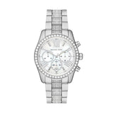 Shop Authentic Michael Kors Lexington Chronograph White Dial Silver Steel Strap Watch For Women - MK7243 - Luxxuri