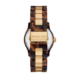  Shop Authentic Michael Kors Runway Three-Hand Brown Dial Two Tone Steel Strap Watch for Women - MK7354 - Luxxuri
