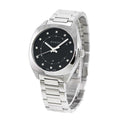  Shop Authentic Gucci GG2570 Diamonds Black Dial Silver Steel Strap Watch For Women - YA142404 - Luxxuri