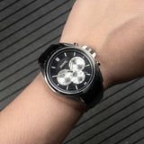  Shop Authentic Hugo Boss Driver Black Dial Black Leather Strap Watch for Men - 1512879 - Luxxuri