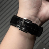  Shop Authentic Hugo Boss Driver Black Dial Black Leather Strap Watch for Men - 1512879 - Luxxuri