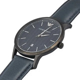  Shop Authentic Emporio Armani Renato Blue Dial Blue Leather Strap Watch For Men - AR2479 - Luxxuri