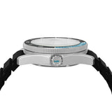  Shop Authentic Michael Kors Maritime Three Hand Blue Dial Black Silicone Strap Watch for Men - MK9167 - Luxxuri