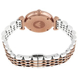  Shop Authentic Emporio Armani Gianni T Bar Pink Dial Two Tone Steel Strap Watch For Women - AR11223 - Luxxuri