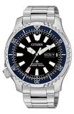  Shop Authentic Citizen Promaster Fugu Limited Edition Diver's 200m Automatic Black Dial Silver Steel Strap Watch For Men - NY0098-84E - Luxxuri