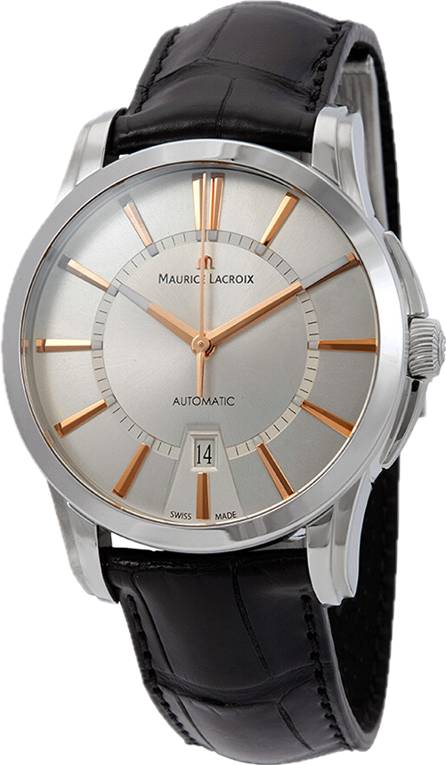  Shop Authentic Maurice Lacroix Pontos Silver Dial Black Leather Strap Watch For Men - PT6148-SS001-131 - Luxxuri
