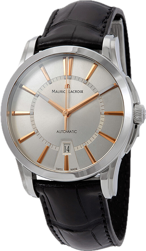  Shop Authentic Maurice Lacroix Pontos Silver Dial Black Leather Strap Watch For Men - PT6148-SS001-131 - Luxxuri
