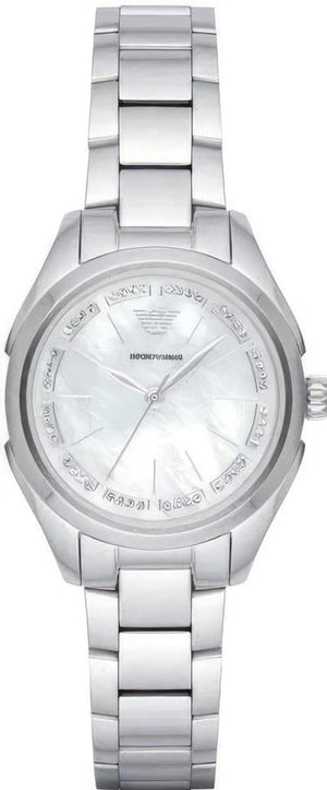  Shop Authentic Emporio Armani Valeria Quartz Mother of Pearl Dial Silver Steel Strap Watch For Women - AR11030 - Luxxuri