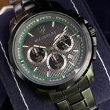  Shop Authentic Maserati Royale Chronograph Black Dial Black Steel Strap Watch For Men - R8873637004 - Luxxuri