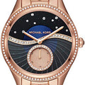  Shop Authentic Michael Kors Lauryn Blue Dial Rose Gold Steel Strap Watch for Women - MK3723 - Luxxuri
