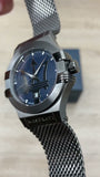  Shop Authentic Maserati Potenza Quartz Blue Dial Grey Mesh Bracelet Watch For Men - R8853108005 - Luxxuri