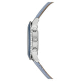  Shop Authentic Swarovski Octea Lux Chrono Blue Dial Blue Leather Strap Watch for Women - 5580600 - Luxxuri