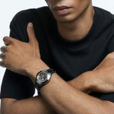  Shop Authentic Swarovski Octea Lux Sport Black Dial Black Steel Strap Unisex Watch - 5610472 - Luxxuri