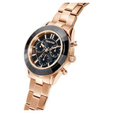  Shop Authentic Swarovski Octea Lux Sport Chronograph Black Dial Rose Gold Steel Strap Watch for Women - 5610478 - Luxxuri