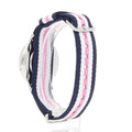  Shop Authentic Daniel Wellington Classic Southampton White Dial Three Tone Nylon Strap Watch For Women - DW00100050 - Luxxuri