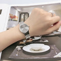  Shop Authentic Calvin Klein Simplicity Silver Dial Silver Steel Strap Watch for Women - K4323120 - Luxxuri