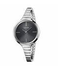  Shop Authentic Calvin Klein Lively Black Dial Silver Steel Strap Watch for Women - K4U23121 - Luxxuri