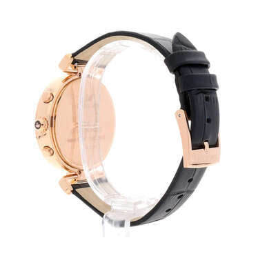  Shop Authentic Swarovski Era Journey Chronograph Black Dial Black Leather Strap Watch for Women - 5295320 - Luxxuri