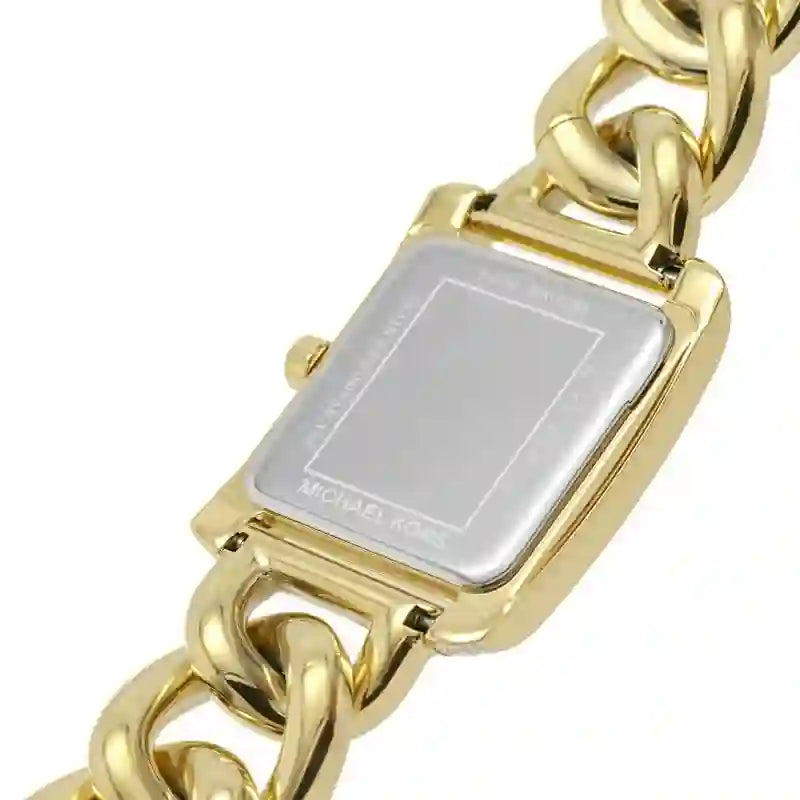  Shop Authentic Michael Kors Emery Three Hand Silver Dial Gold Steel Strap Watch For Women - Mk7300 - Luxxuri