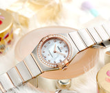  Shop Authentic Omega Constellation Quartz Diamonds Mother of Pearl Dial Two Tone Steel Strap Watch for Women - 131.25.25.60.55.001 - Luxxuri