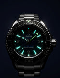  Shop Authentic Omega Seamaster Planet Ocean 6000M Co Axial Master Chronometer Blue Dial Silver Steel Strap Watch for Men - 21530462103001 - Luxxuri