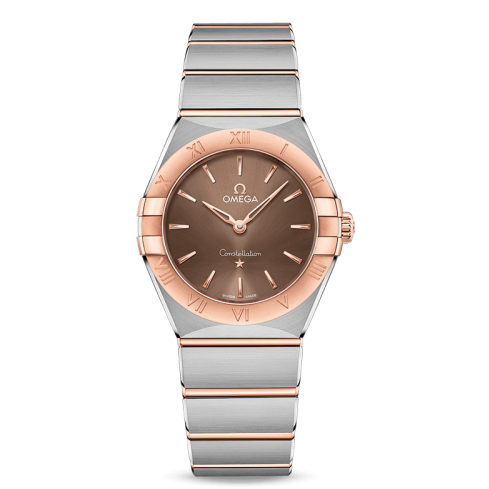  Shop Authentic Omega Constellation Quartz Brown Dial Silver Steel Strap Watch for Women - 131.20.25.60.13.001 - Luxxuri