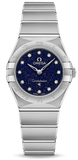  Shop Authentic Omega Constellation Manhattan Quartz Diamonds Blue Dial Silver Steel Strap Watch for Women - 131.10.25.60.53.001 - Luxxuri