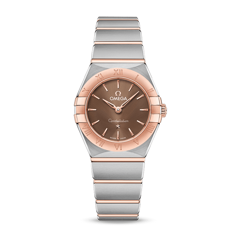  Shop Authentic Omega Constellation Quartz Brown Dial Silver Steel Strap Watch for Women - 131.20.25.60.13.001 - Luxxuri