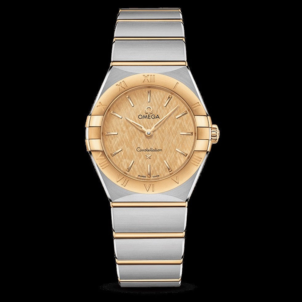  Shop Authentic Omega Constellation Manhattan Yellow Dial Two Tone Steel Strap Watch for Women - 131.20.28.60.08.001 - Luxxuri
