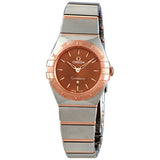  Shop Authentic Omega Constellation Quartz Brown Dial Silver Steel Strap Watch for Women - 131.20.25.60.13.001 - Luxxuri
