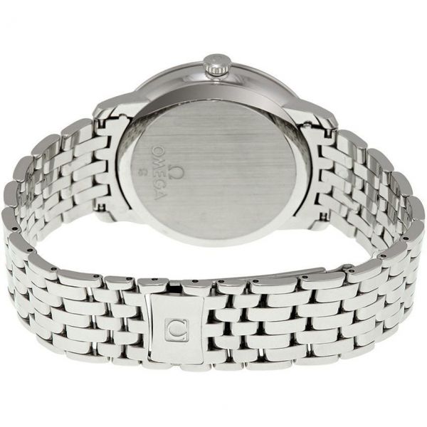  Shop Authentic Omega De Ville Prestige Co-Axial Black Dial Silver Steel Strap Watch for Men - 424.10.40.20.01.001 - Luxxuri