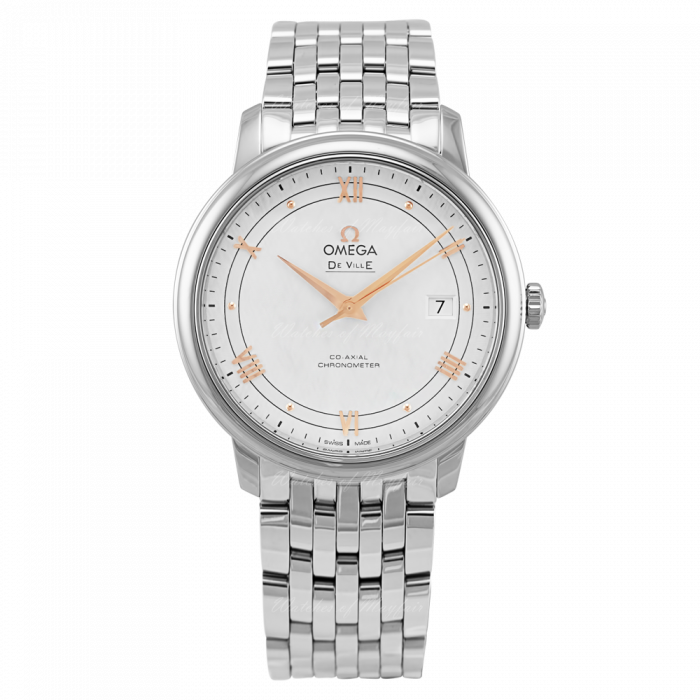  Shop Authentic Omega De Ville Prestige Co Axial Silver Dial Silver Steel Strap Watch for Men - 424.10.40.20.02.004 - Luxxuri
