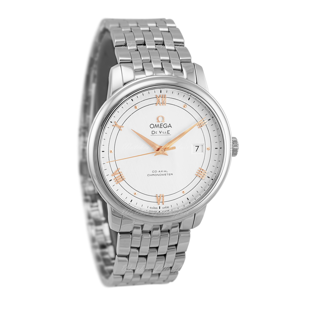  Shop Authentic Omega De Ville Prestige Co Axial Silver Dial Silver Steel Strap Watch for Men - 424.10.40.20.02.004 - Luxxuri