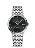  Shop Authentic Omega De Ville Prestige Co-Axial Black Dial Silver Steel Strap Watch for Men - 424.10.40.20.01.001 - Luxxuri