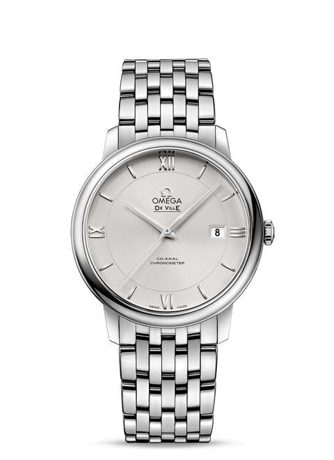  Shop Authentic Omega De Ville Prestige Co-Axial Silver Dial Silver Steel Strap Watch for Men - 424.10.40.20.02.003 - Luxxuri