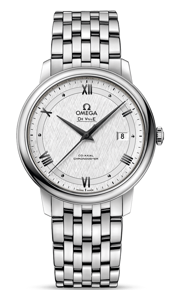  Shop Authentic Omega De Ville Prestige Co Axial Automatic White Dial Silver Steel Strap Watch for Men - 424.10.40.20.02.005 - Luxxuri