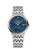  Shop Authentic Omega De Ville Prestige Co-Axial Orbis Blue Dial Silver Steel Strap Watch for Men - 424.10.40.20.03.001 - Luxxuri