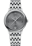  Shop Authentic Omega De Ville Prestige Co-Axial Automatic Grey Dial Silver Steel Strap Watch for Men - 424.10.40.20.06.001 - Luxxuri