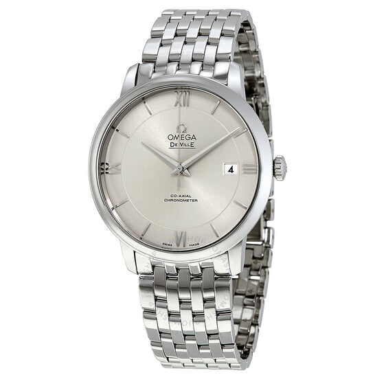  Shop Authentic Omega De Ville Prestige Co-Axial Silver Dial Silver Steel Strap Watch for Men - 424.10.40.20.02.003 - Luxxuri