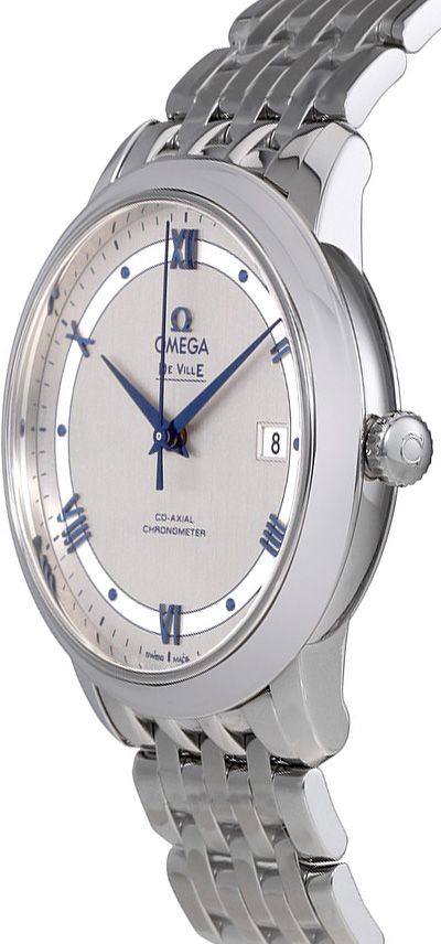  Shop Authentic Omega De Ville Prestige Co-Axial Rhodium Silver Dial Silver Steel Strap Watch for Men - 424.10.40.20.02.001 - Luxxuri