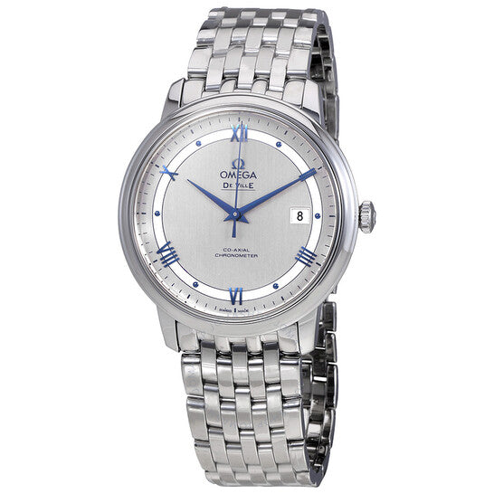  Shop Authentic Omega De Ville Prestige Co-Axial Rhodium Silver Dial Silver Steel Strap Watch for Men - 424.10.40.20.02.001 - Luxxuri