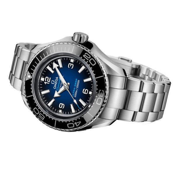  Shop Authentic Omega Seamaster Planet Ocean 6000M Co Axial Master Chronometer Blue Dial Silver Steel Strap Watch for Men - 21530462103001 - Luxxuri