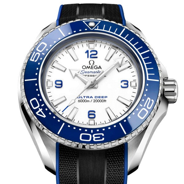  Shop Authentic Omega Planet Ocean 6000M Co Axial Master Chronometer 45.5mm White Dial Black Rubber Strap Watch for Men - 21532462104001 - Luxxuri