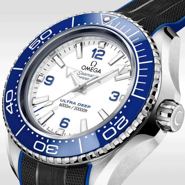  Shop Authentic Omega Planet Ocean 6000M Co Axial Master Chronometer 45.5mm White Dial Black Rubber Strap Watch for Men - 21532462104001 - Luxxuri