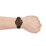  Shop Authentic Fossil Retro Pilot Chronograph Brown Dial Brown Leather Strap Watch for Men - FS5833 - Luxxuri