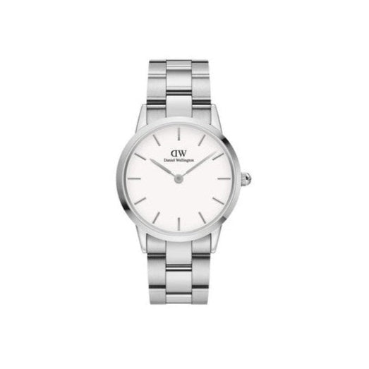  Shop Authentic Daniel Wellington Iconic Link White Dial Silver Steel Strap Watch for Women - DW00100203 - Luxxuri