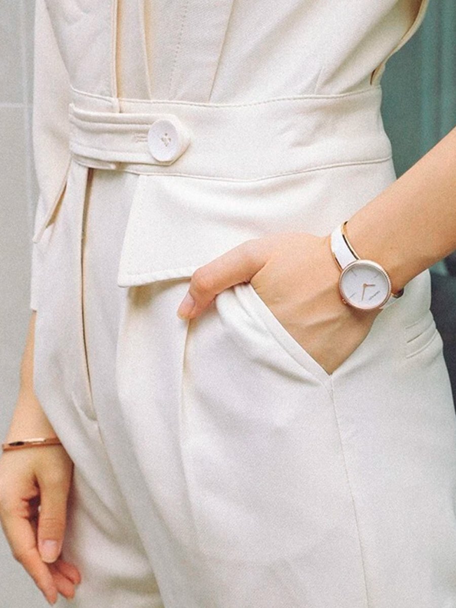  Shop Authentic Calvin Klein Seduce Seduction White Dial Two Tone Steel Strap Watch for Women - K4E2NX1T - Luxxuri