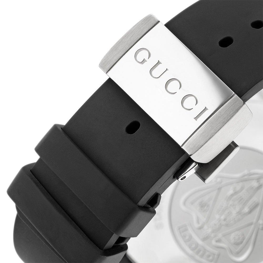  Shop Authentic Gucci Dive Analog Quartz Black Dial Black Rubber Strap Watch For Men -  YA136204 - Luxxuri